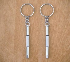 2Pc 3 in 1 Mini Screwdriver Tool Keyring Cell Phone Repair Eyeglasses Sunglasses Screwdriver price