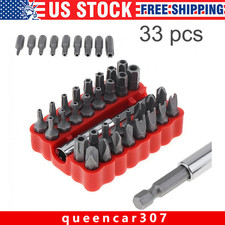 33 PCS Torx Security Bit Set - Hex Star Spanner & Tri-Wing Tamper-Proof Tool US Screwdriver price