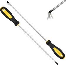 2pcs Long Magnetic Screwdriver Set, 12in Extra Long Phillips and Slotted Scre... Screwdriver price