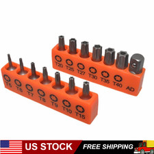 14 Piece Security Torx Bit Set Tri-Wing Hex Star Screwdriver Tamper-Proof Tools Screwdriver price