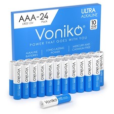 Ultra AAA Batteries 24 Pack - Alkaline Triple A Battery, Ultra Long-Lasting f... Standard & Rechargeable Batteries price