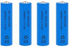 4 Pack 3.7V 1800mAh Pointed-Tip Rechargeable Batteries for Flashlight Standard & Rechargeable Batteries price