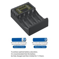 Intelligent Battery Charger 4 Slot For AA AAA NI-CD NI-MH Rechargeable Batteries Standard & Rechargeable Batteries price