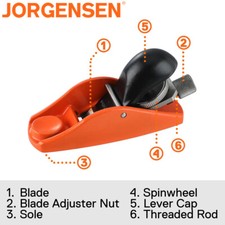 JORGENSEN 3-1/2" Mini Wood Planer Hand Planer for Woodworking Block Plane Craft Planer price