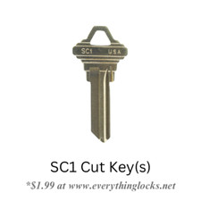 SCHLAGE (SC1) 5 Pin Code Cut Key You Send Us Your Bitting Code Key price