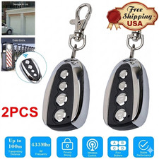 2 Remote Control Backup Key Sliding Gate Opener Automatic Operator 433.92MHz US Key price