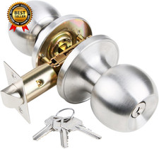 GSCZ Door Knob with Key for Bedroom Door Locks with Keys, Stainless Steel Doorkn Doorknob Lock price