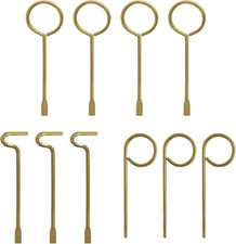 Interior Door Key for Bathroom Bedroom, Emergency Key for Door Knob Lock - Set o Doorknob Lock price