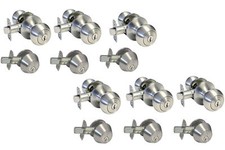 House Guard Entry Deadbolt Combo Door Knobs Locks Satin Nickel Keyed Alike Doorknob Lock price