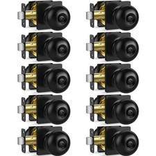 10 Pack Matte Black Privacy Door Knobs, Keyless Interior Locking Doorknob Doorknob Lock price