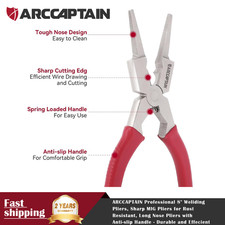 ARCCAPTAIN 8" Welding Pliers Sharp MIG Pliers Rust Resistant Long Nose Pliers Pliers price
