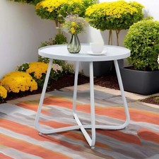 Patio Outdoor Side Tables Small Round Metal End Table Portable Indoor Garden Garden Table price