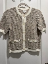 J.Crew Factory Short Sleeve Button Up Cardigan For Women Size XS Women's Cardigan price
