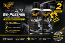 Meguiar's G181302 Whole Car Air Re-fresher Odor Eliminator Mist, Black Car Odor Remover price