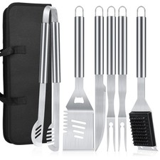 BBQ Grilling Accessories, 16-Inch Stainless Steel BBQ Grill Tools Set for Men... Grill & Barbecue Accessories price