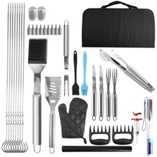 35Pc Heavy Duty Stainless Steel BBQ Grill Tool Set,Complete Grilling Accessories Grill & Barbecue Accessories price