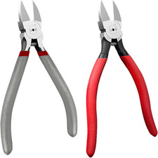 2Pack 6.5" Flush Wire Cutters Spring Loaded Diagonal Cutting Pliers Craft Tool Diagonal Cutters price