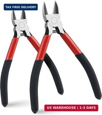 2PCS Heavy Duty Wire Cutters Set, 5 inch & 6 inch Electrical Diagonal Cutting Pl Diagonal Cutters price