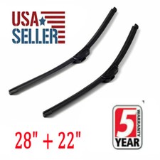 28" & 22" Windshield Wiper Blades Premium Quality J-Hook Blades Bracketless Custom Wipers price