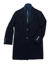 Adam Baker Boys Winter Wool Coat 3/4 Length Notched Collar Boys' Overcoat price