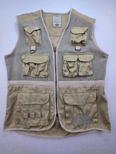 Vintage Fishing or Photographer's Vest Mens Small Khaki Pockets Safari Bugle Boy Boys' Overcoat price