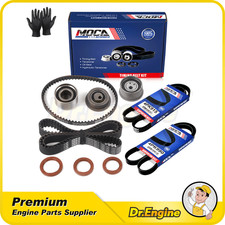 Timing Belt Kit Serpentine Belt Set for 4PK915 4PK990 Hyundai Elantra Mitsubishi Timing Belt Sets price