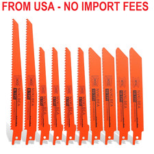10-Piece Reciprocating Saw Blades 6 & 8 Inch Wood & Metal Cutting Saw Blades Pre Saw price