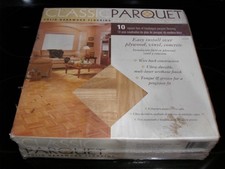 New CLASSIC PARQUET Hardwood 12x12x.3125" Floor Tiles 10 Sq. Ft., A.Beech #14492 Parquet price