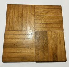 Solid Oak Parquet Flooring 12x12 10 Tiles 10 Sq Ft Reclaimed: FREE SHIP Parquet price