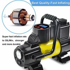 Heavy Duty Portable Air Compressor Car Tire Inflator Electric Pump Auto 12V Air Compressor price