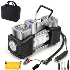 Heavy Duty Portable Air Compressor Car Tire Inflator Electric Pump Auto 12V Air Compressor price