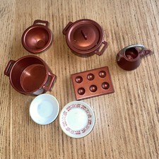 Sylvanian Families Copper Utensils Country kitchen Bronze pots and accessories Pots and Accessories price