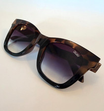 Quay Australia AFTER HOURS Tortoise Black Fade Square Sunglasses Women's Sunglasses price