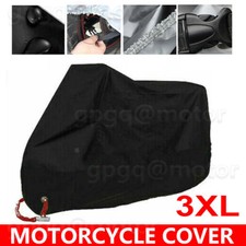 3XL Motorcycle Cover Black Waterproof Bike Outdoor Rain Dust UV Protector W/ Bag Motorcycle Covers price