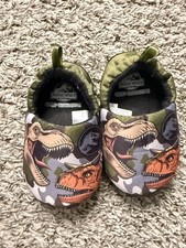 jurassic park toddler slippers Size 7/8 Boys' Slippers price