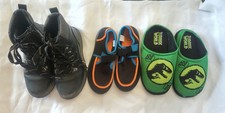Cat & Jack Boots Size 1 & Water Shoes, Slippers Size 13-1 Boys Boys' Slippers price