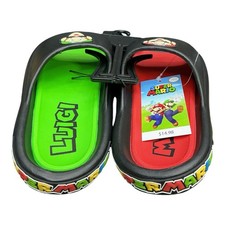 Super Mario With Luigi Comfort Sandals Slides Youth Size 2 NWT Boys' Slippers price