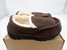 HOMEHOT Boys Moccasin Slippers Memory Foam Kids House Shoes Nonslip sizes 7 & 11 Boys' Slippers price