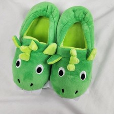 Big Kid Boys Size 3-4 Dinosaur Slippers, Memory Foam Slip-on Plush Sandals Shoes Boys' Slippers price