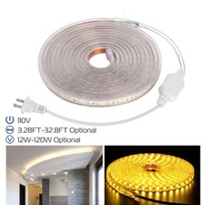 110V LED Strip Light SMD 5050 Flexible Tape Home Outdoor Lighting Rope + US Plug LED Lighting price