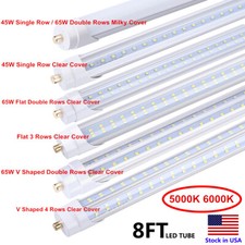 8FT LED Tube Light T8 T12 Single Pin FA8 Bulbs 45W 65W 90W 8Foot LED Shop Light LED Lighting price