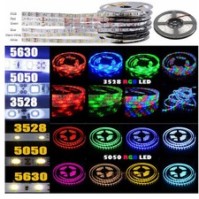 Wholesale LED Strip Lights 3528 5050 5M/10M/15M/20M RGB SMD 12V Roll Waterproof LED Lighting price
