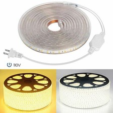 110V LED Strip Light 5050 SMD Waterproof IP67 Home Outdoor Lighting Rope+US Plug LED Lighting price