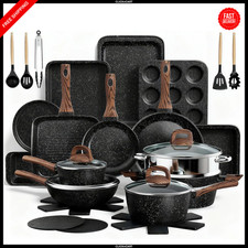 Pots and Pans Set Non Stick, 31 Piece Kitchen Induction Cookware & Bakeware Set Pot / Pan Sets price