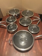 HexClad Hybrid Nonstick Cookware 13pc Complete Pots & Pans Set w/Lids Pot / Pan Sets price
