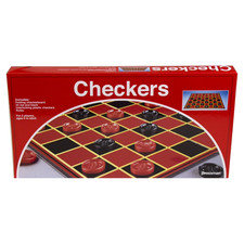 Pressman Checkers -- Classic Game with Folding Board and Interlocking Checkers Game Set price