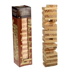 Tumbling Tower Game Wooden Stacking Blocks - 72 Pcs Set - Crafts Game Set price