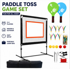 Portable Paddle Toss Game Set Outdoor Backyard Beach Lawn Target Game Kids Adult Game Set price