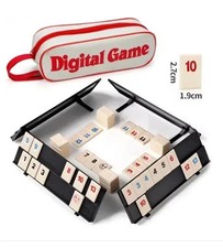 Rummy Cube Game Set 106 Tiles with 4 Racks Portable Travel Case Game Set price