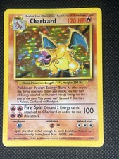 1999 Pokemon Game Base Set Charizard 4/102 Holo Foil MP Unlimited WOTC Rare Game Set price